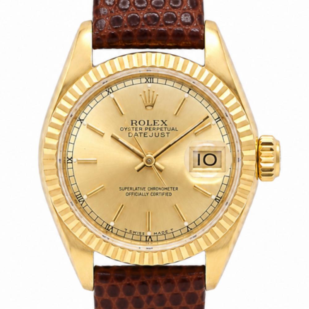 Rolex Datejust 26MM 69178 18Kt Yellow Gold Watch